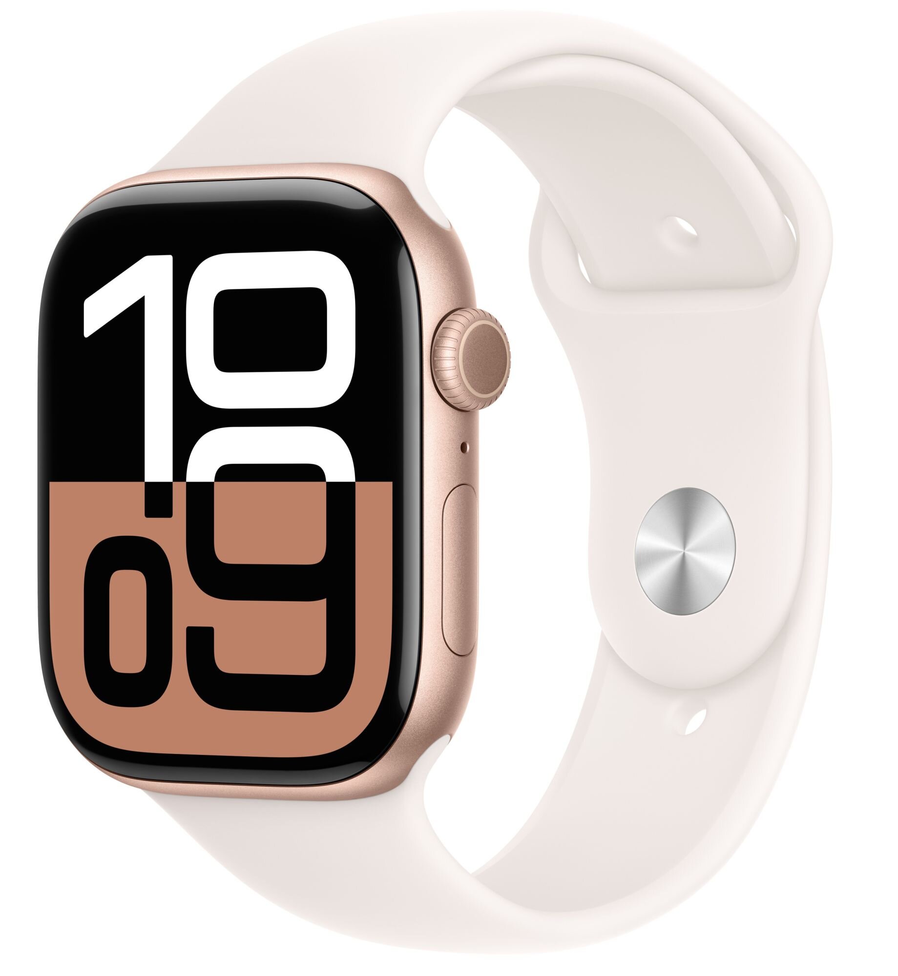 Apple Watch 10 GPS Cellular 42mm koperta z aluminium ro owe z oto pasek sportowy rozmiar S M agodny ro niskie ceny i opinie w Media Expert