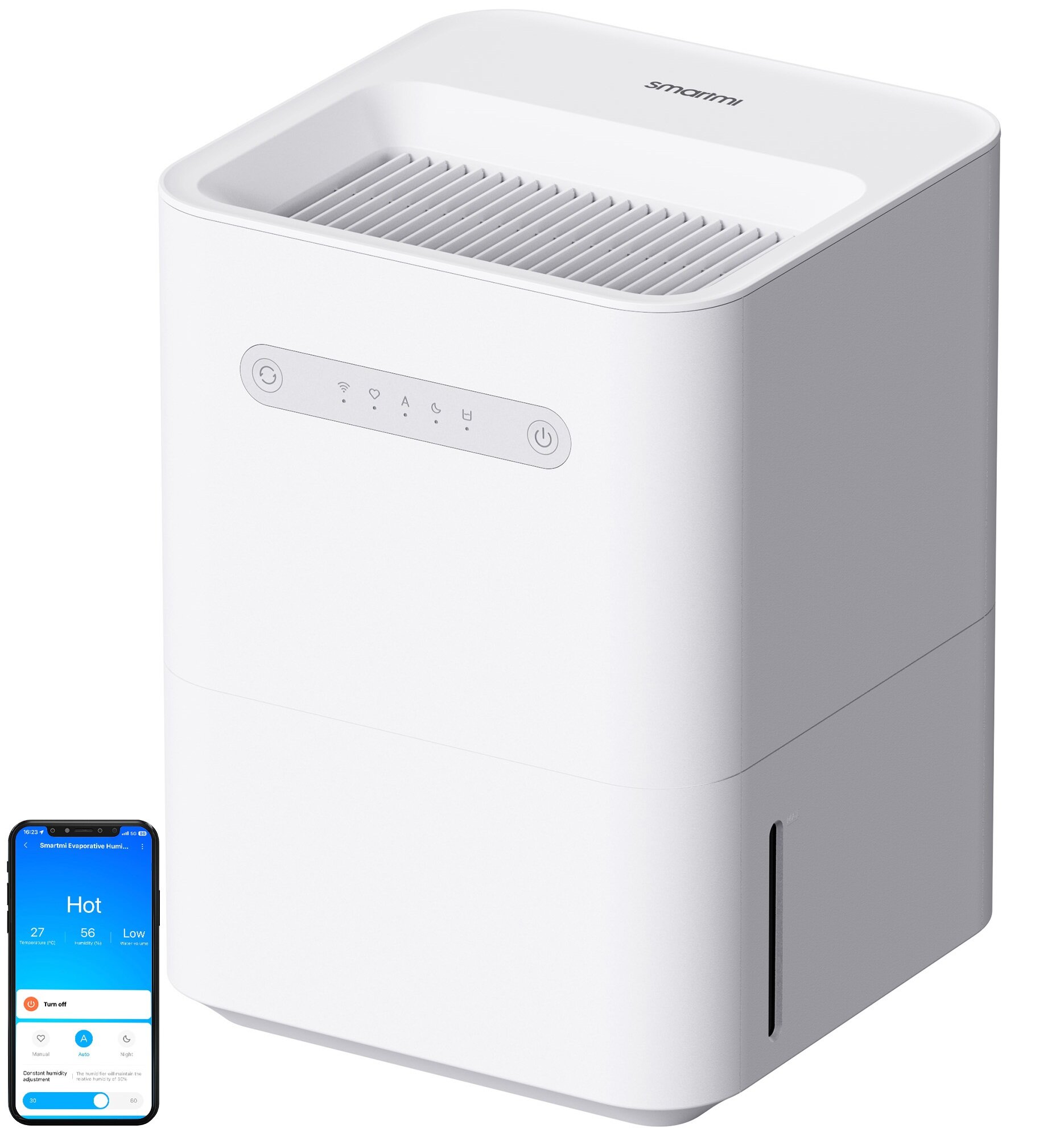 SMARTMI Evaporative Humidifier 3 Lite Nawilżacz ewaporacyjny - niskie ...
