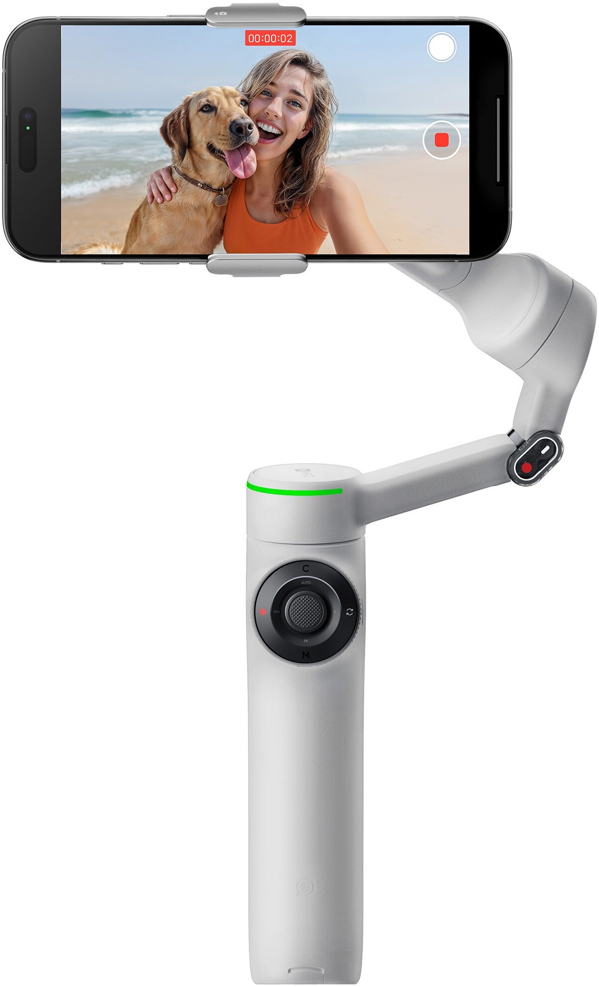 Insta360flow pro
 スタビライザー・ジンバル グレー 収納袋付き Insta360 Flow Kit Pro Statyw - Stabilizator smartfonów