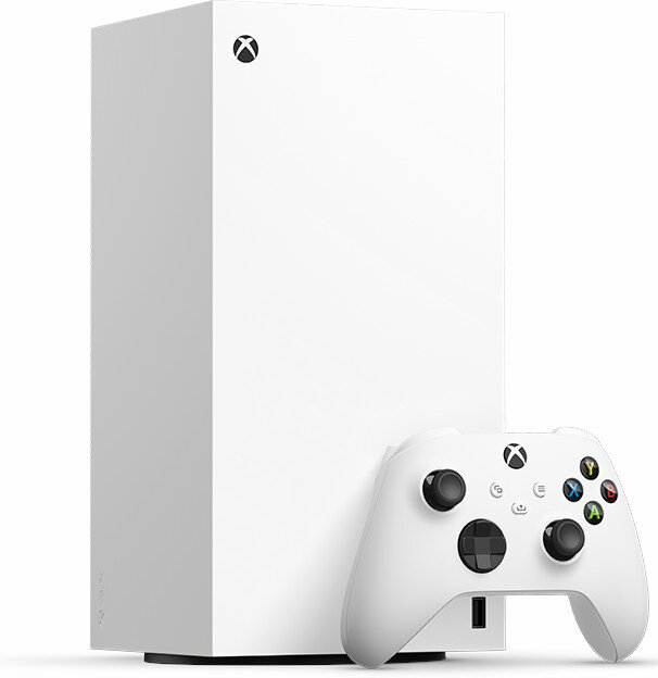 MICROSOFT XBOX Series X bez napędu Biały Konsola - niskie