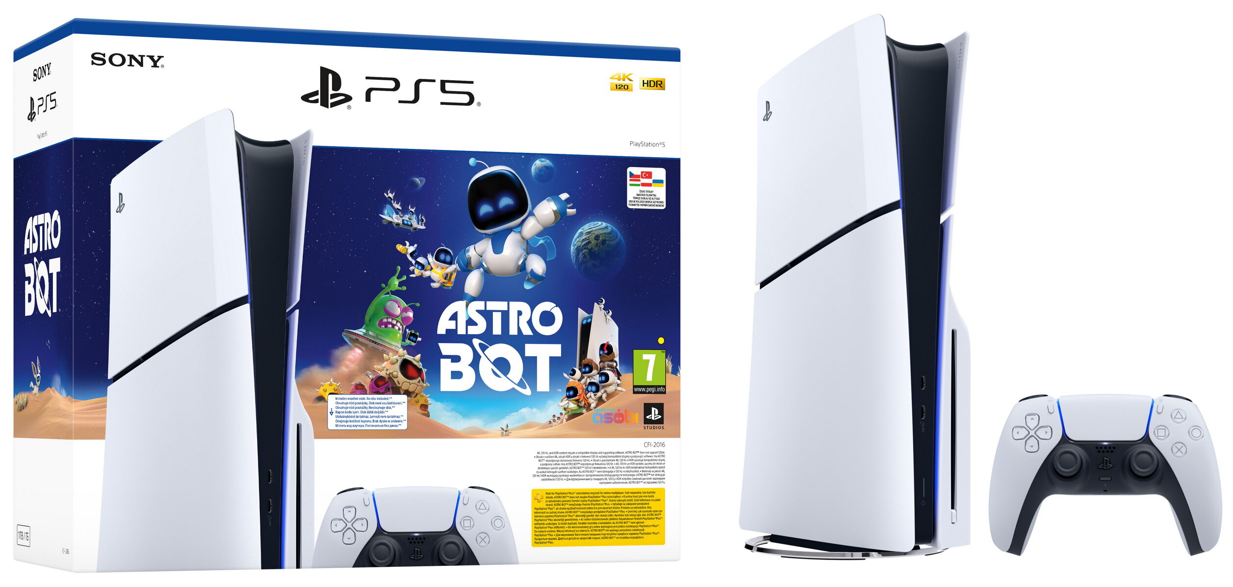 Konsola SONY PlayStation 5 Slim + Gra PS5 Astro Bot - niskie