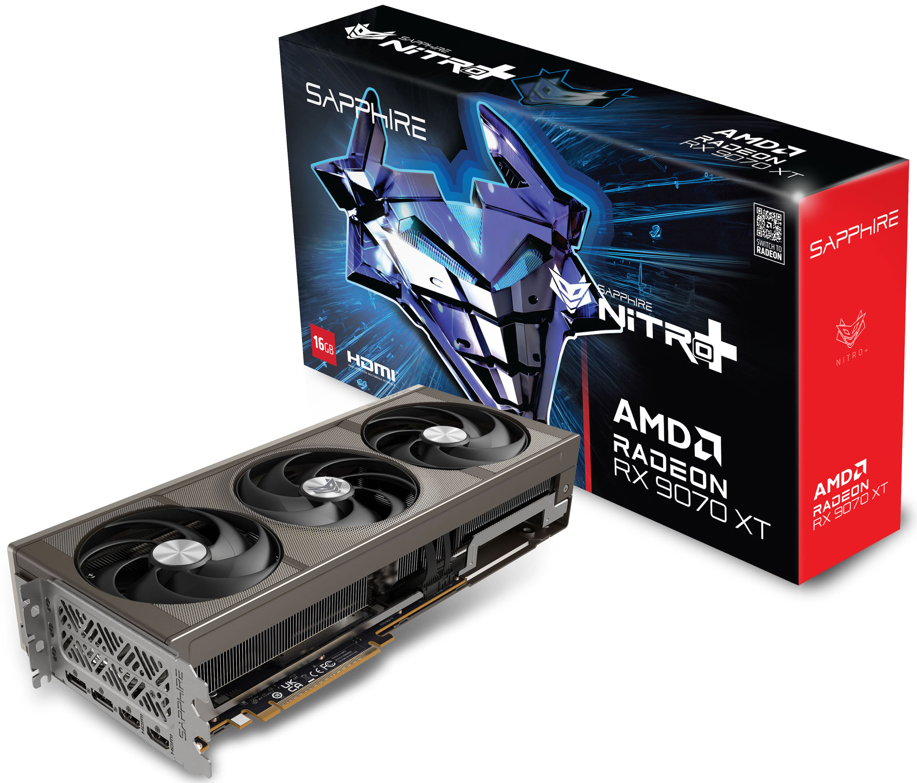 RADEON SAPPHIRE NITRO＋ RX7800XT 16GB Sapphire Nitro+ Radeon RX 7800 XT, 16GB GDDR6, 2x HDMI, 2x