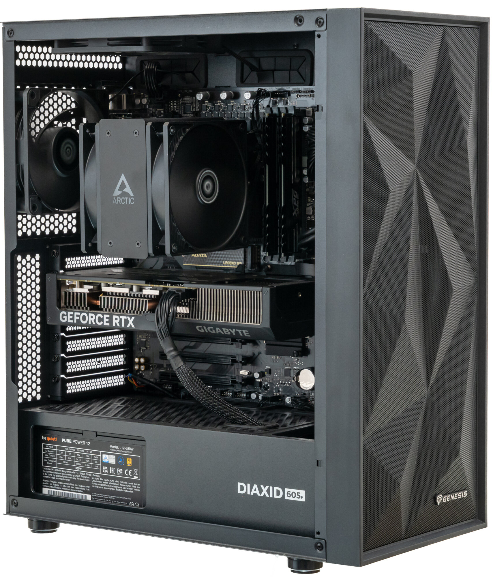 自作PC B760 i9-14900F 32GB SSD 1TB HDD 2TB KOMPUTER 14-Gen i5-14400F RTX4070 32GB DDR5! 6000MHz B760