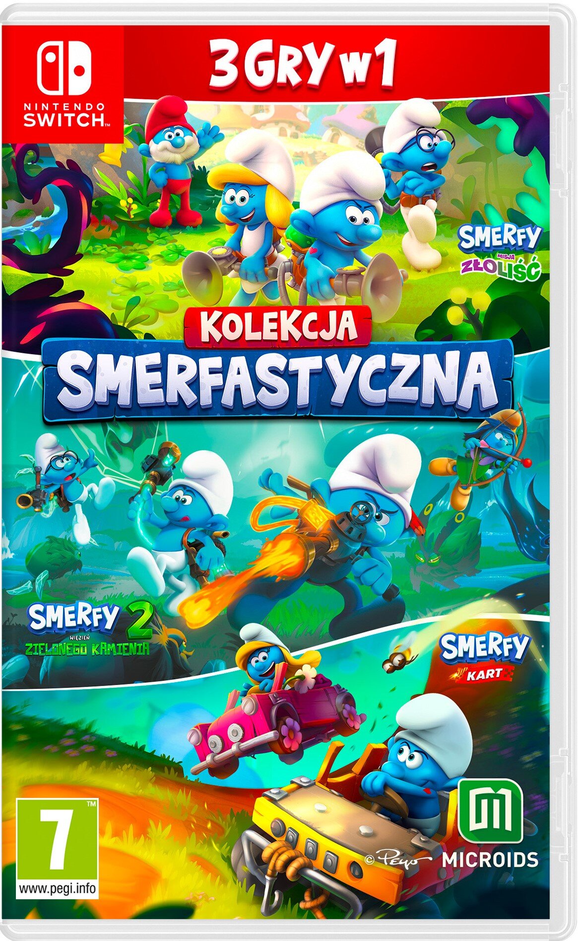Nintendo Switch schmtrp37 Smerfy - Smerfastyczna Kolekcja 3w1 PL (NSW) - Gamefinity.pl