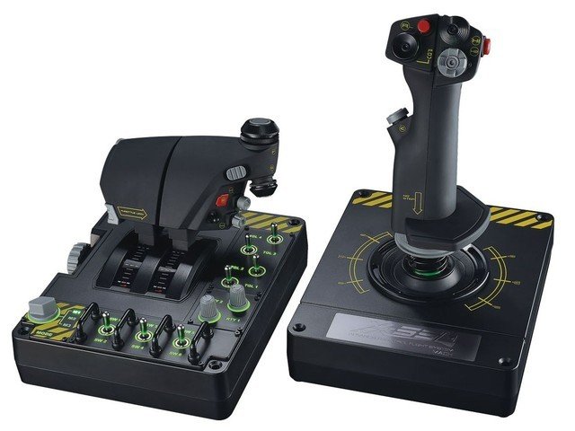 SAITEK Pro Flight X-55 Rhino Control System Joystick
