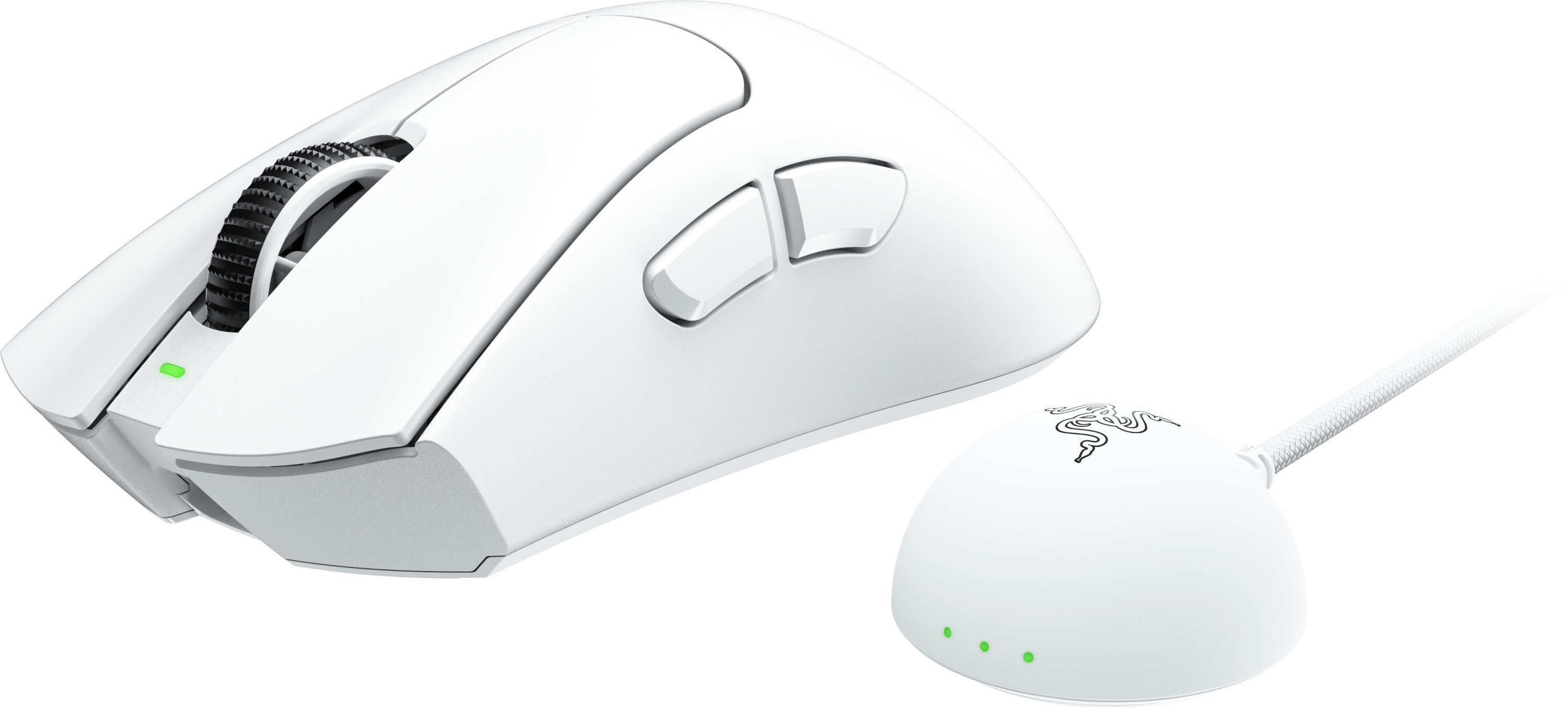Razer レイザー DeathAdder V4 Pro RAZER DeathAdder V4 Pro Biały Mysz - niskie ceny i opinie w
