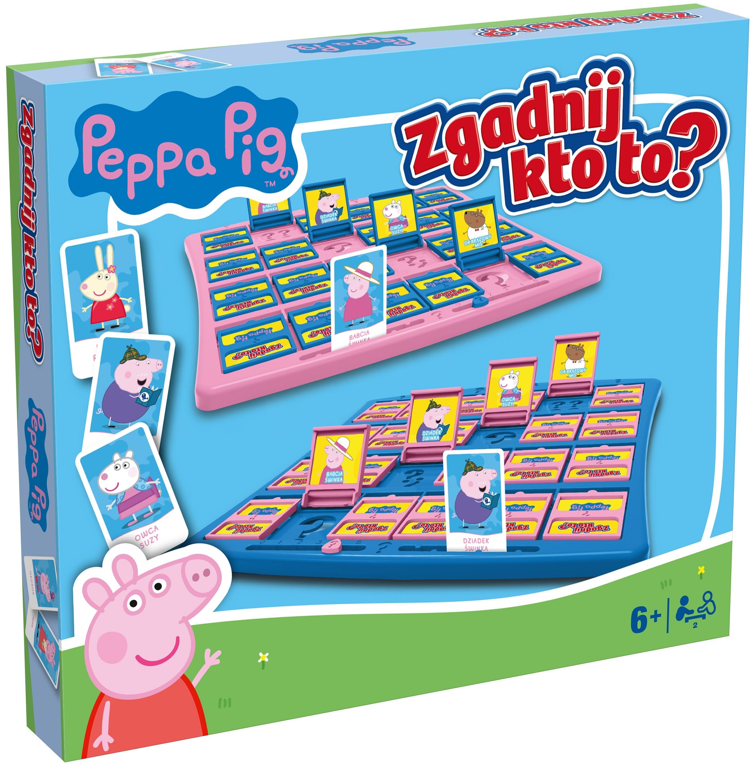 WINNING MOVES Zgadnij kto to? Świnka Peppa WM05293-POL-6 Gra