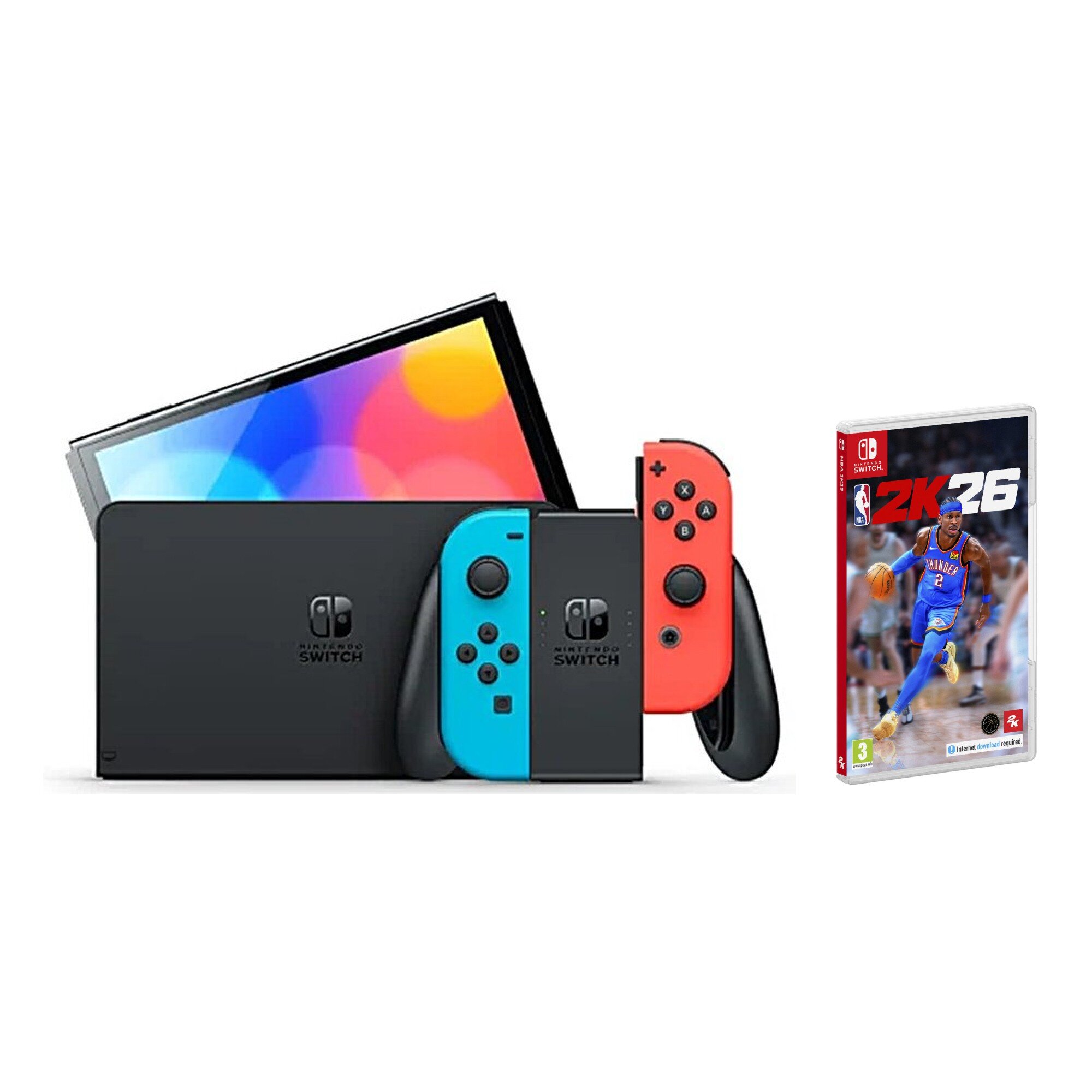 Nintendo Switch cheb15 Nintendo Switch 2019 | Normal Edition | czarny/czerwony