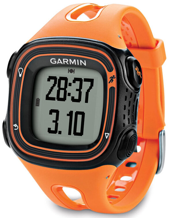 GARMIN Forerunner 10 Pomara czowo czarny Zegarek sportowy niskie