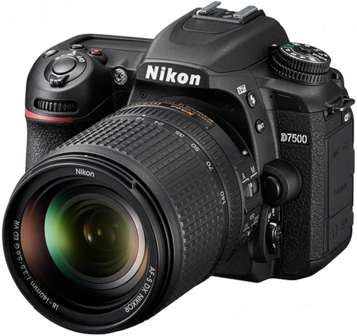 NIKON D7500 + Obiektyw 18-140mm VR f/3.5-5.6, 20.9Mpix, 4K