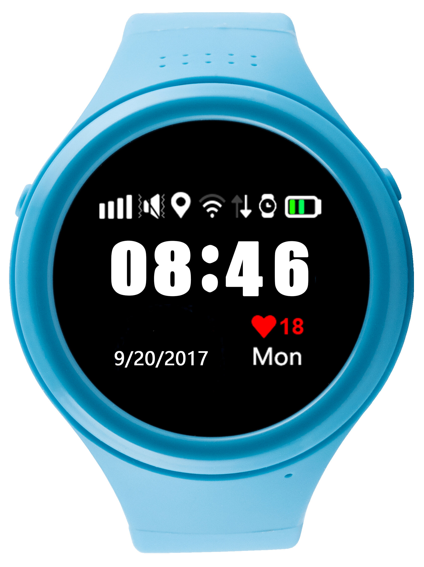 OVERMAX Kiddy Watch Niebieski Smartwatch niskie ceny i opinie w Media Expert