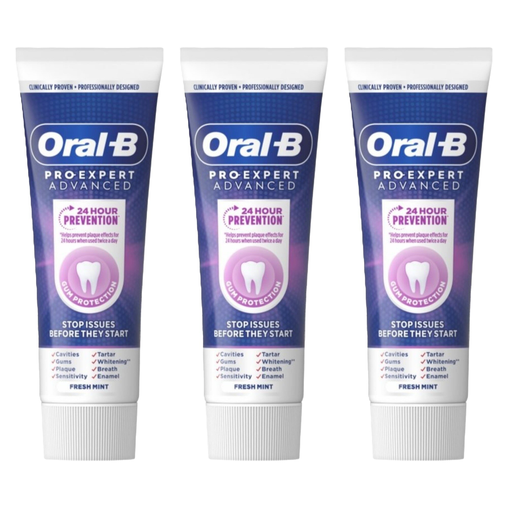 Pasta do zębów ORAL-B Pro Expert Advanced Gum Protection 3 x 75 ml