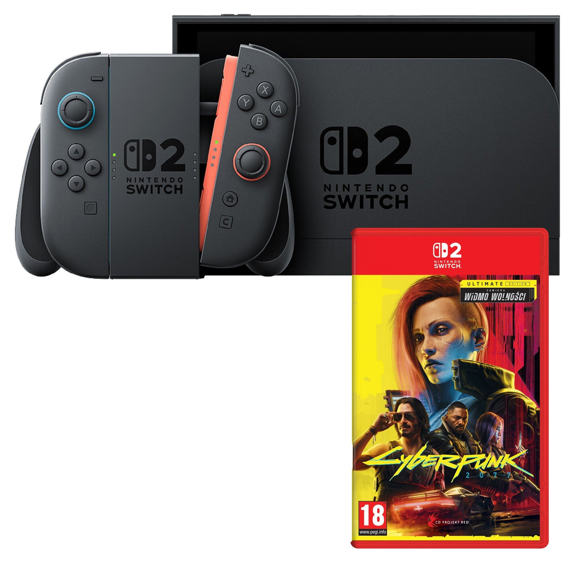 Nintendo Switch D28 Konsola NINTENDO Switch 2 Black Czarny - Sklep, Opinie, Cena