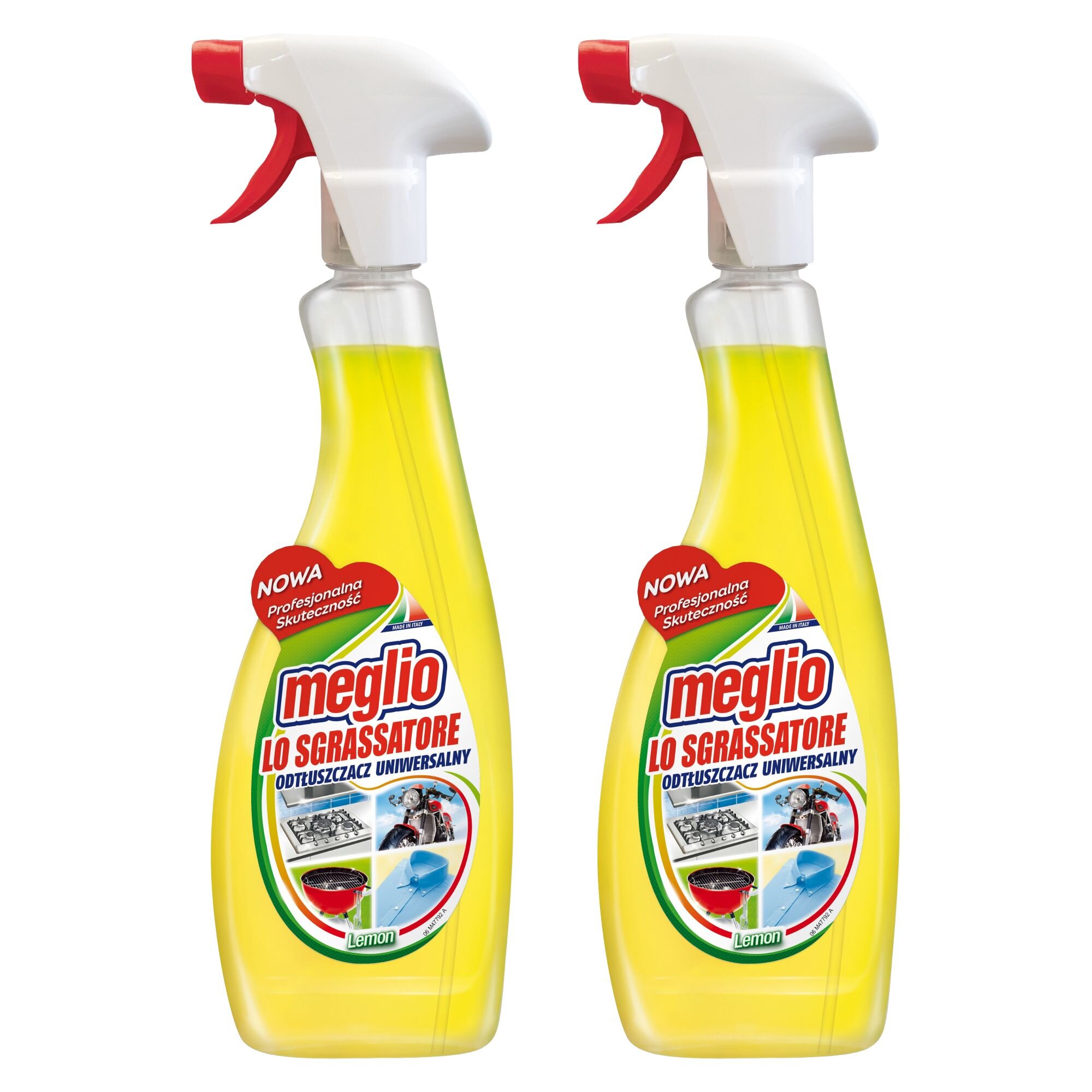 Płyn odtłuszczający MEGLIO Lemon 2 x 750 ml