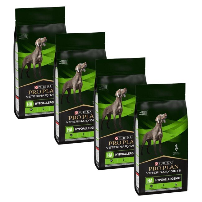 PURINA Pro Plan Veterinary Diets Canine HA Hypoallergenic 4 x 1.3 kg Karma dla psa niskie ceny i opinie w Media Expert