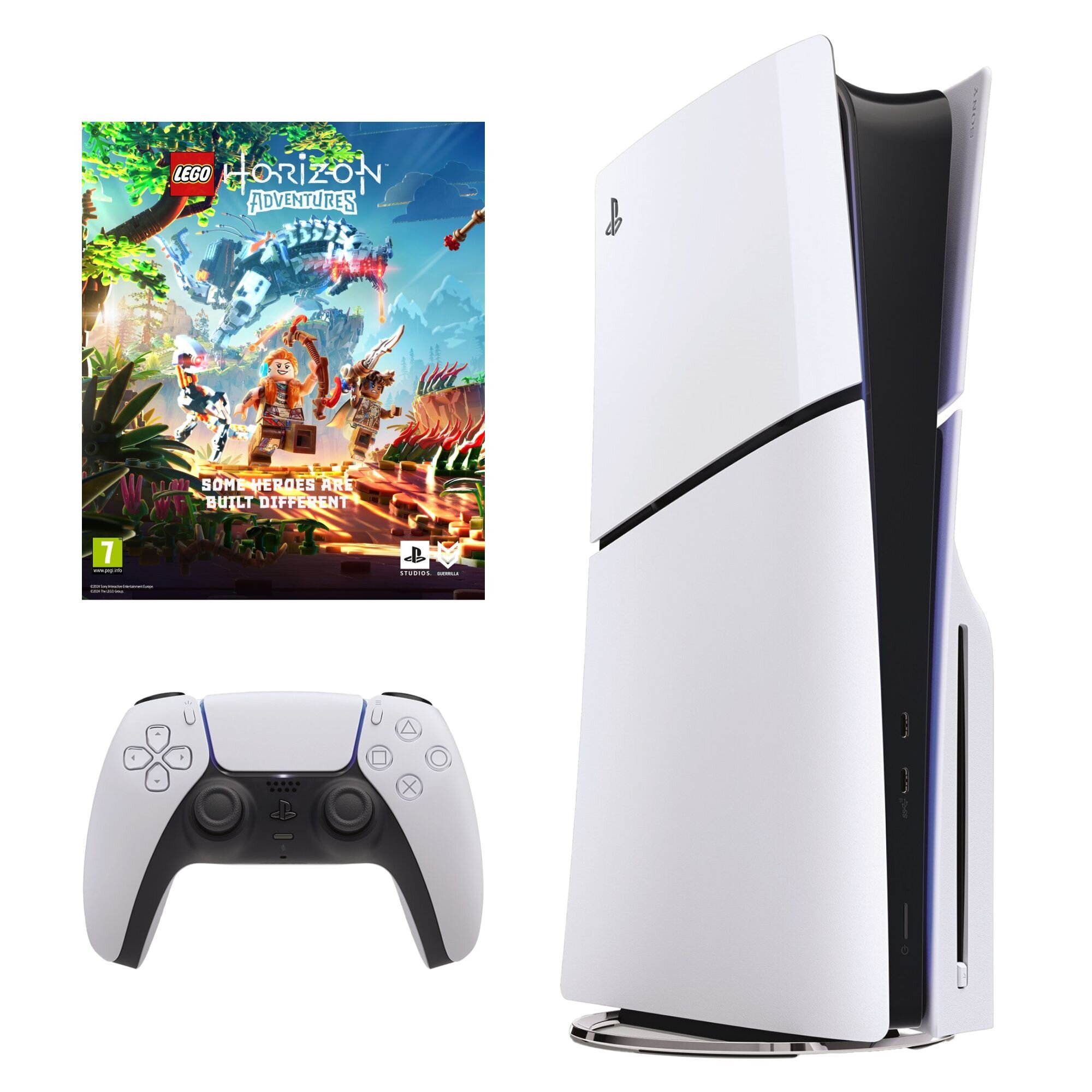 Konsola SONY PlayStation 5 Slim + LEGO Horizon Adventures Gra PS5 - niskie  ceny i opinie w Media Expert