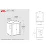 Domek narzędziowy KETER Manor 6x5 Szaro-biały 185 x 152 x 226 cm Materiał Tworzywo sztuczne