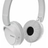 Słuchawki nauszne SONY MDRZX110APW z mikrofonem Biały Kolor Biały
