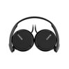 Słuchawki nauszne SONY MDRZX110B Czarny Przeznaczenie Do telefonów