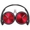 Słuchawki nauszne SONY MDRZX310APR z mikrofonem Czerwony Typ słuchawek Nauszne