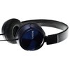 Słuchawki nauszne SONY MDRZX310L Niebieski Pasmo przenoszenia min. [Hz] 10