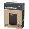 Dysk WD Elements 1TB HDD Czarny Prędkość interfejsu 5 GB/s