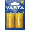 Baterie D LR20 VARTA Long Life (2 szt.)