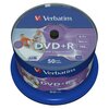 Płyta VERBATIM Printable DVD+R, 4.7 GB, 16x (50 szt.) Rodzaj nośnika DVD+R