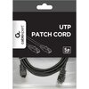 Kabel RJ-45 - RJ-45 GEMBIRD PP12-2M/BK 2 m Kategoria 5e