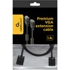 Kabel VGA - VGA GEMBIRD CC-PPVGAX-6B 1.8 m Złącza VGA (15-pin) męski - VGA (15-pin) żeński