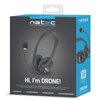 Słuchawki nauszne NATEC Drone Czarny Pasmo przenoszenia max. [Hz] 20000