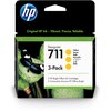 Tusz HP 711 Żółty 87 ml CZ136A