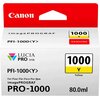 Tusz CANON PFI-1000 Żółty 80 ml 0549C001