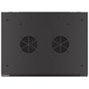 Szafa RACK LANBERG 19" 12U WF01-6412-10B 600 x 450 mm, Wisząca Czarny Wysokość wewnętrzna 12U