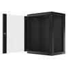 Szafa RACK LANBERG 19" 15U WF01-6415-10B 600 x 450 mm, Wisząca Czarny Szerokość [mm] 600