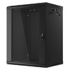 Szafa RACK LANBERG 19" 15U WF01-6415-10B 600 x 450 mm, Wisząca Czarny Wysokość wewnętrzna 15U