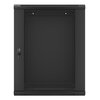 Szafa RACK LANBERG 19" 15U WF01-6415-10B 600 x 450 mm, Wisząca Czarny Standard 19"