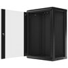 Szafa RACK LANBERG 19" 18U WF01-6418-10B 600 x 450 mm, Wisząca Czarny Szerokość [mm] 600