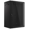 Szafa RACK LANBERG 19" 18U WF01-6418-10B 600 x 450 mm, Wisząca Czarny Standard 19"
