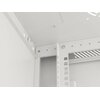 Szafa RACK LANBERG 19" 18U WF01-6418-10S 600 x 450 mm, Wisząca Szary Drzwi frontowe Stalowe