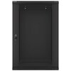 Szafa RACK LANBERG 19" 18U WF01-6618-10B 600 x 600 mm, Wisząca Czarny