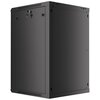 Szafa RACK LANBERG 19" 18U WF01-6618-10B 600 x 600 mm, Wisząca Czarny Konstrukcja Zamknięta