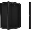 Szafa RACK LANBERG 19" 22U WF01-6622-10B 600 x 600 mm, Wisząca Czarny Głębokość [mm] 600