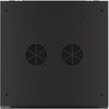 Szafa RACK LANBERG 19" 22U WF01-6622-10B 600 x 600 mm, Wisząca Czarny Konstrukcja Zamknięta