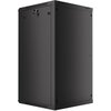 Szafa RACK LANBERG 19" 22U WF01-6622-10B 600 x 600 mm, Wisząca Czarny Kolor Czarny