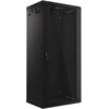 Szafa RACK LANBERG 19" 27U WF01-6427-10B 600 x 450 mm, Wisząca Czarny Standard 19"
