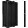 Szafa RACK LANBERG 19" 27U WF01-6427-10B 600 x 450 mm, Wisząca Czarny Głębokość [mm] 450