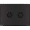 Szafa RACK LANBERG 19" 27U WF01-6427-10B 600 x 450 mm, Wisząca Czarny Kolor Czarny