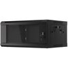 Szafa RACK LANBERG 19" 4U WF01-6404-10B 600 x 450 mm, Wisząca Czarny Głębokość [mm] 450