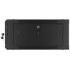Szafa RACK LANGBERG 19" 4U WF01-6604-10B 600 x 600 mm, Wisząca Czarny Przeszklone drzwi Tak